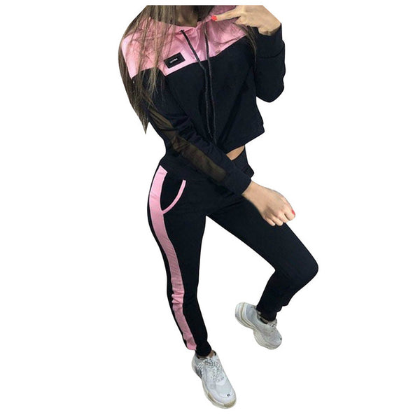 Womail 2 piece set Women Hoodies Sweat Suits