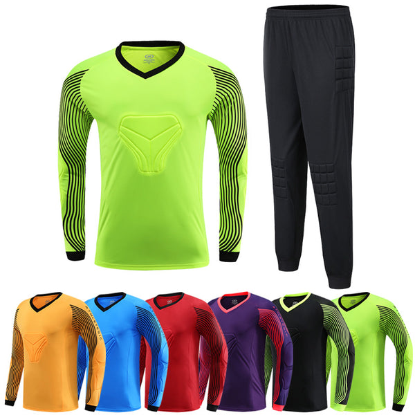Child Adult Soccer Goalkeeper Jersey Set