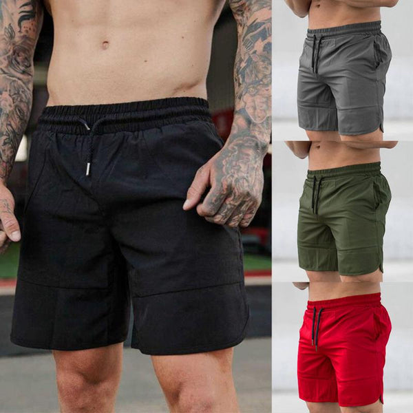 2020 Men Fitness Bodybuilding Shorts Man