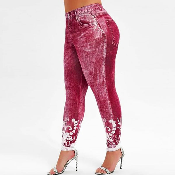 Print Leggings Women Unique Fitness Pants