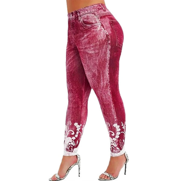 Print Leggings Women Unique Fitness Pants