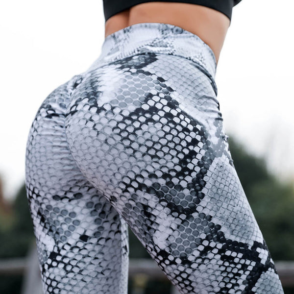 Serpentine Sexy Push Up Gym Wear Elastic Pants