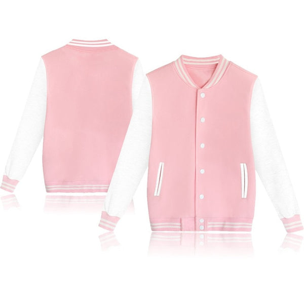 Winter Jacket Men College Sportswear Harajuku