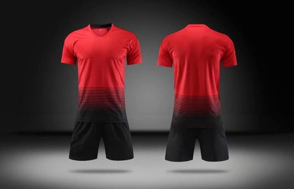 Blank Male Soccer T-Shirt, Jersey Shorts