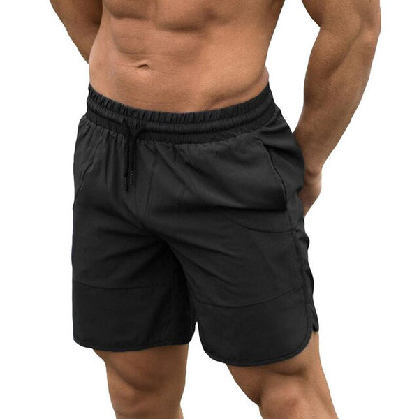 2020 Men Fitness Bodybuilding Shorts Man