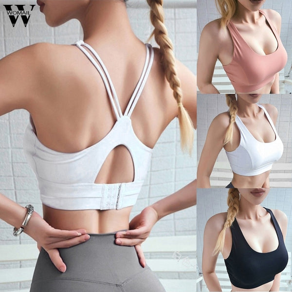 Womail Women Push Up Seamless Sports Bra