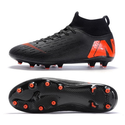 Men Boys Soccer Shoes Football Boots