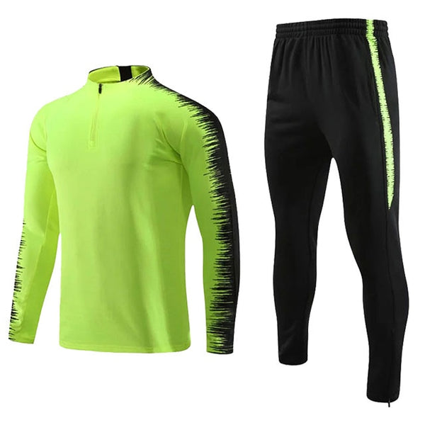 Football Tracksuits Running Jackets Uniforms Set Men