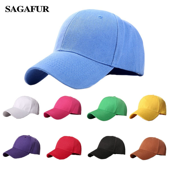 Plain Baseball Cap women men  Classic Polo Style