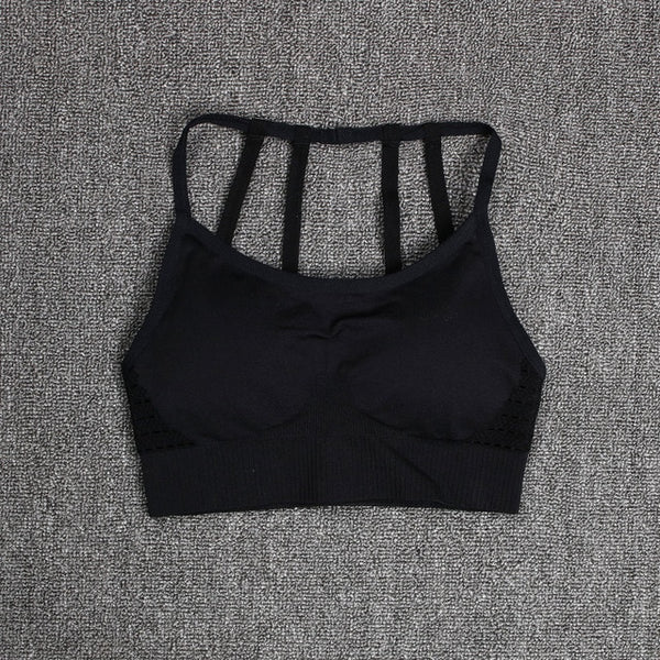 NORMOV Women Yoga Seamless Sports Bra