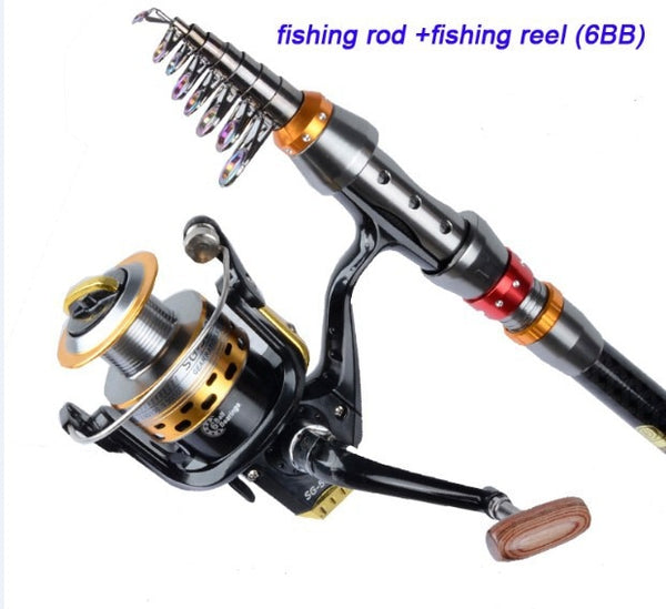 Carbon Fiber Telescopic Fishing Rod