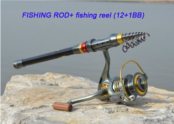 Carbon Fiber Telescopic Fishing Rod