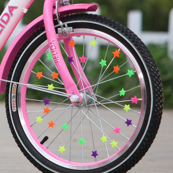 36PCS Bicycle Wheel Spoke Plastic Beads