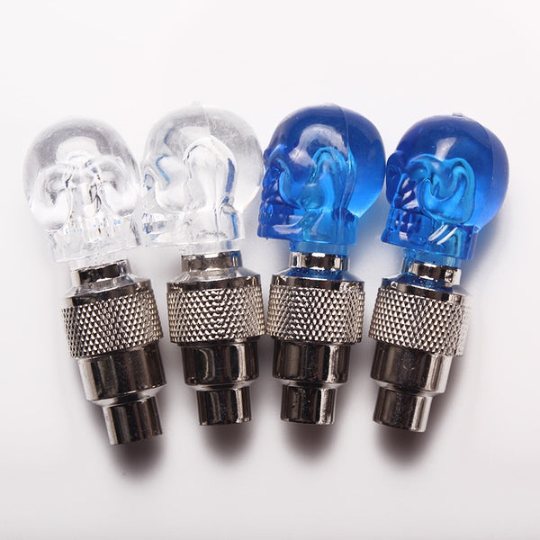 Bicycle Valve Lights Wheel Spokes Tire LED Light with Batteries