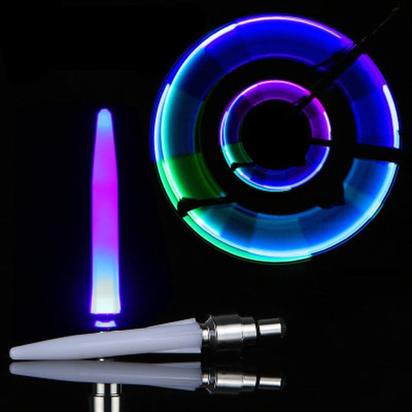 Bicycle Valve Lights Wheel Spokes Tire LED Light with Batteries