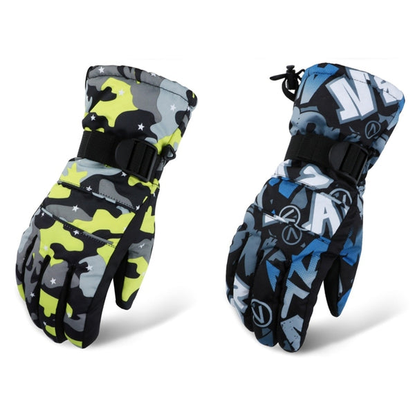 Men Women Kids Ski Snowboard Gloves