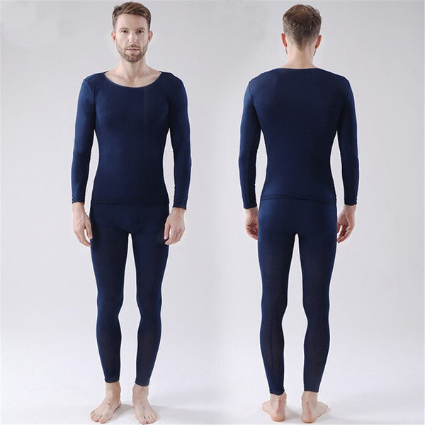 Women Men Seamless Elastic Suit Thermals Inner Wear