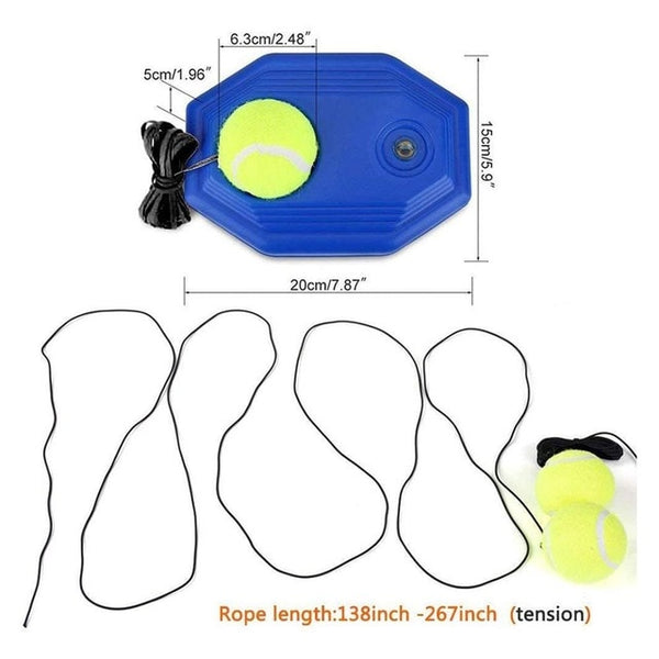 1set Tennis Trainer With 1/2 Ball Self-study