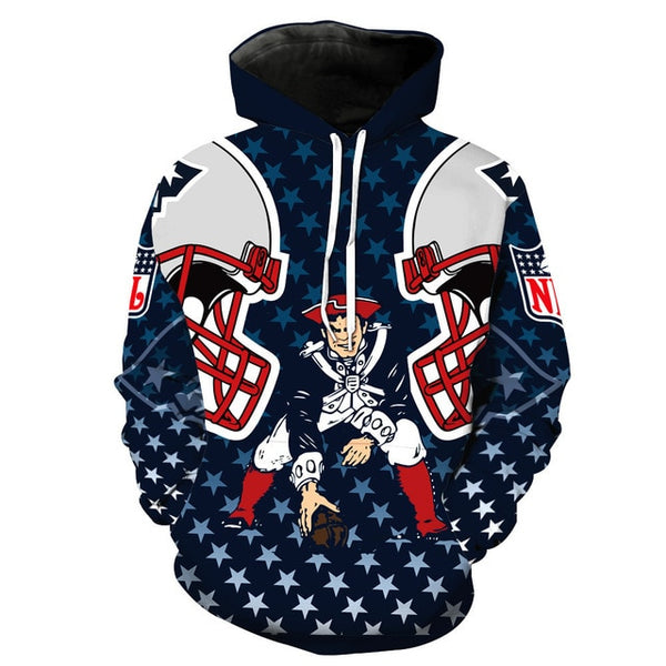American Classic Football Hoodie Men  Zipper Coat