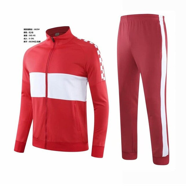 Boys Kids Futsal Suit Fitness Sportswear long sleeve