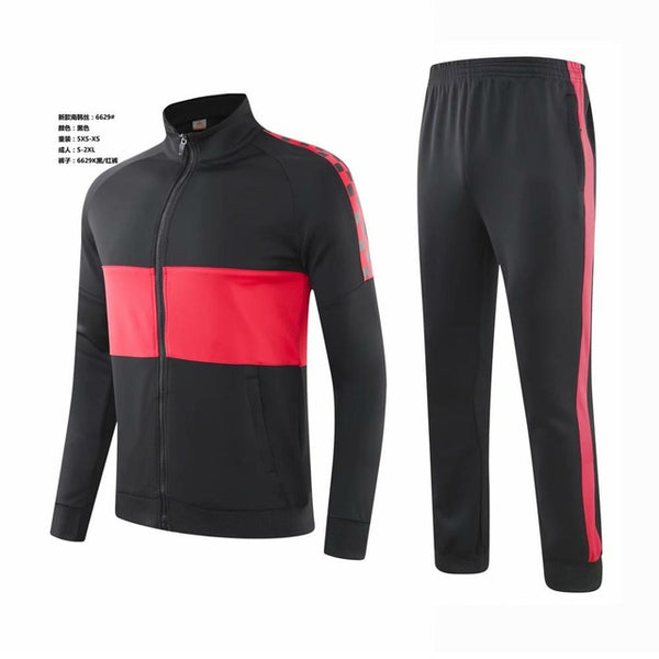 Boys Kids Futsal Suit Fitness Sportswear long sleeve