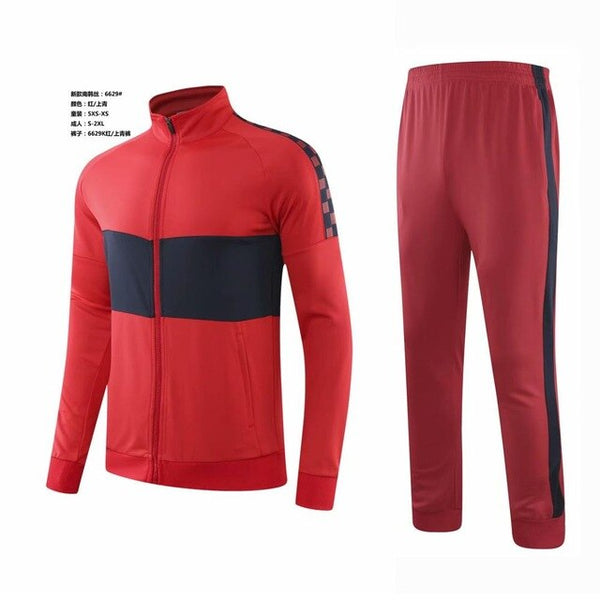 Boys Kids Futsal Suit Fitness Sportswear long sleeve