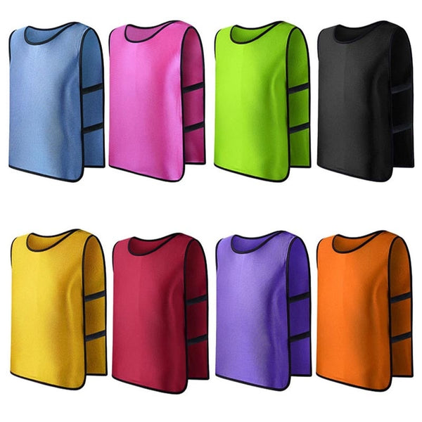 Boys and girls Training Pinnies Jerseys Bib Vest kits
