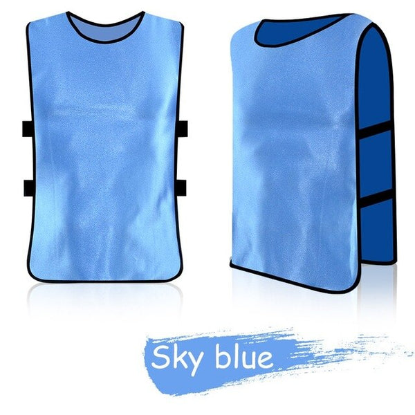 Boys and girls Training Pinnies Jerseys Bib Vest kits