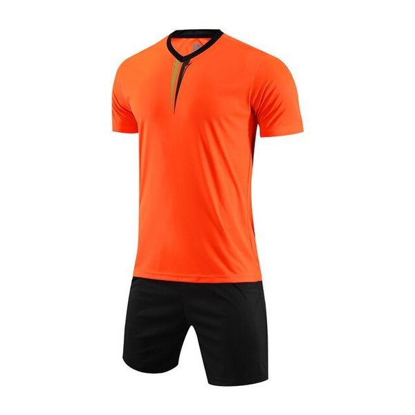 men short sleeve  blue soccer jersey