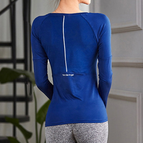 2020 New Blue Black Rose Sports Tops