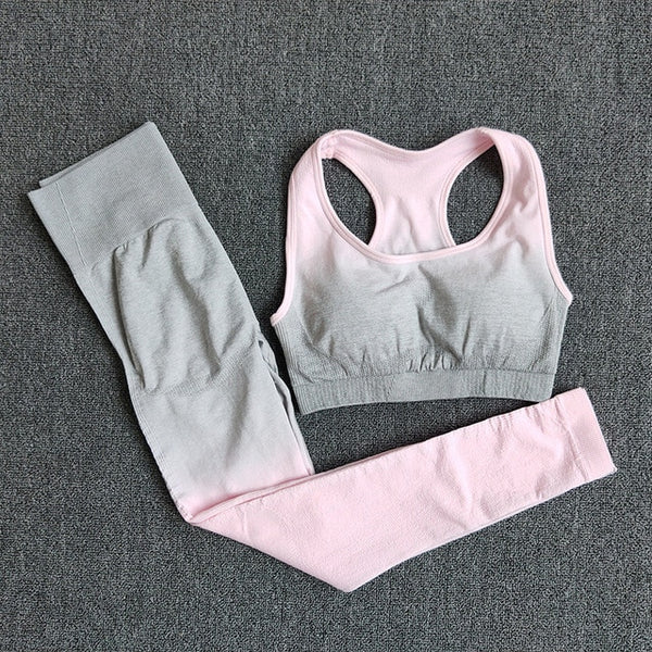 SVOKOR Seamless Yoga Set Sport Wear Women