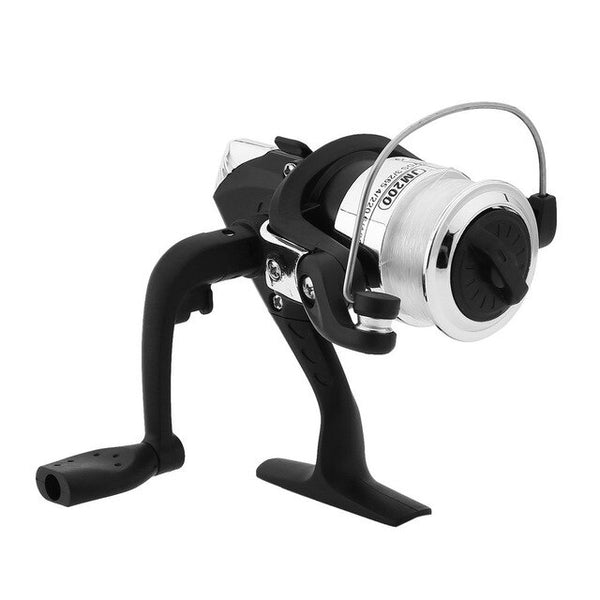 Spinning Reel With Fishing Line Lightweight Exchangable Handle