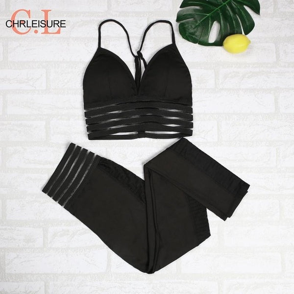 Woman Tracksuits Sport Suits Fitness Two Piece Set