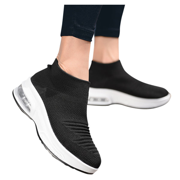 Women Tennis Shoes Breathable Mesh Cushion Thick sole