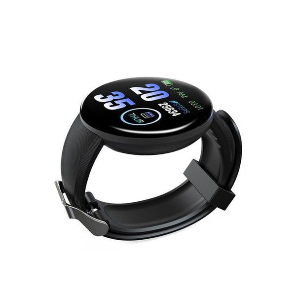 D18 Bluetooth Smart Watch Men Blood Pressure Round