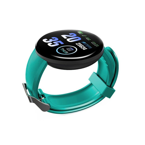 D18 Bluetooth Smart Watch Men Blood Pressure Round