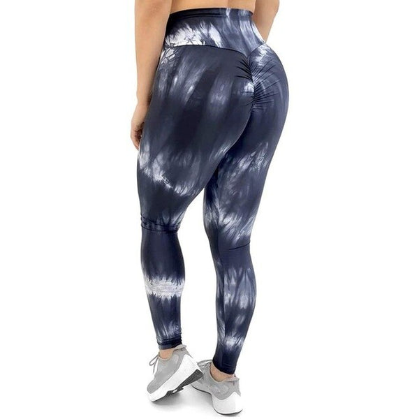 Tie-Dye Print Yoga Pants Women