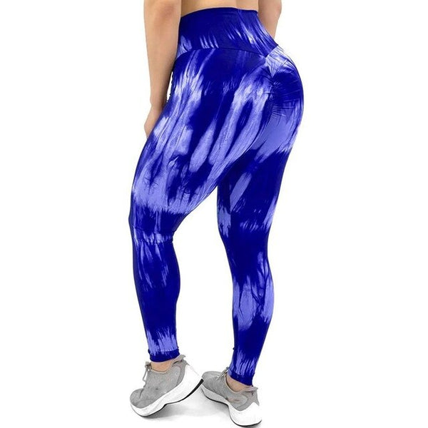 Tie-Dye Print Yoga Pants Women