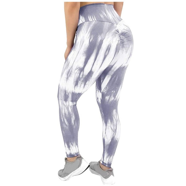 Tie-Dye Print Yoga Pants Women