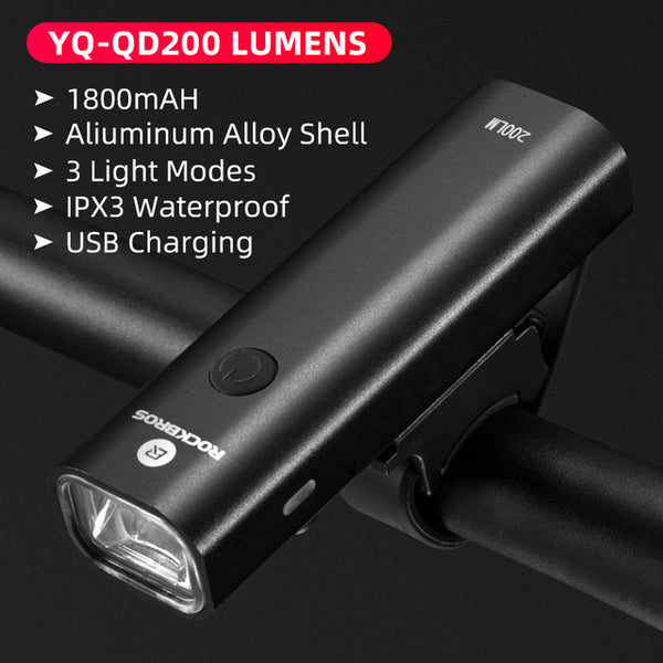 Rechargeable Bicycle Waterproof Headlight