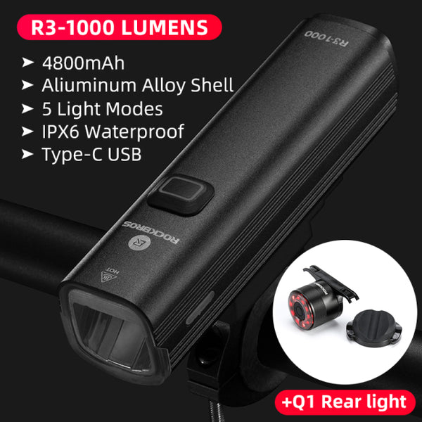 Rechargeable Bicycle Waterproof Headlight