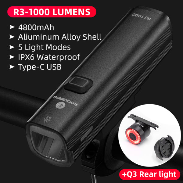 Rechargeable Bicycle Waterproof Headlight