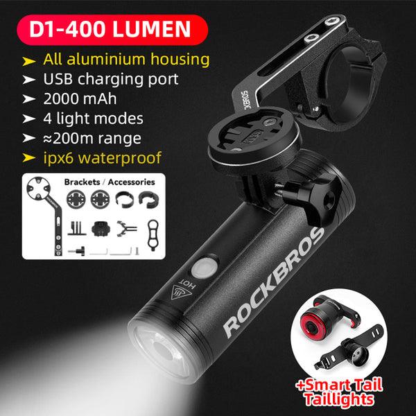 Rechargeable Bicycle Waterproof Headlight