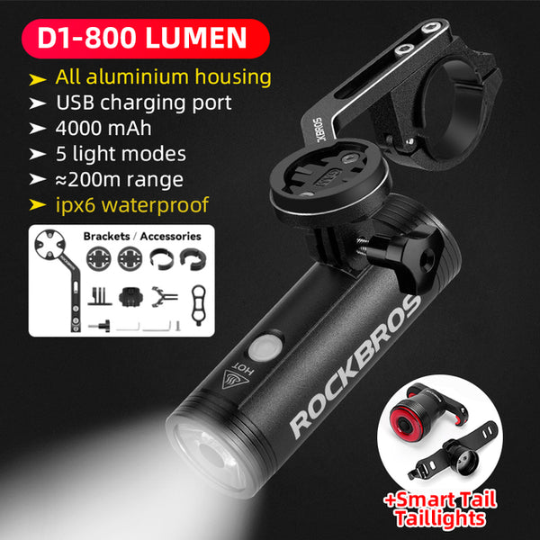 Rechargeable Bicycle Waterproof Headlight