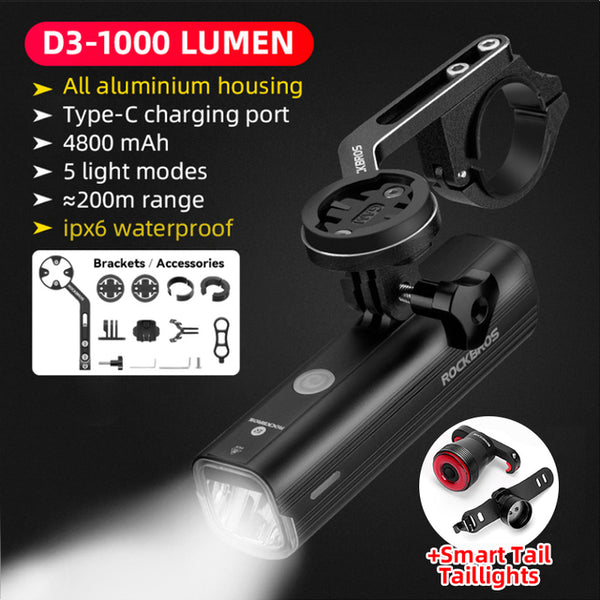 Rechargeable Bicycle Waterproof Headlight