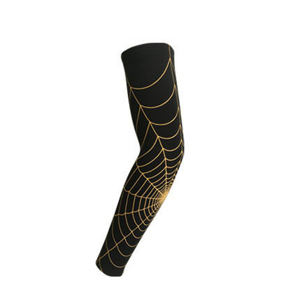 1PCS Cobweb Baseball Sport Arm Warmers Long Sleeve