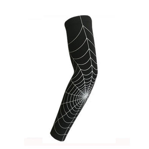 1PCS Cobweb Baseball Sport Arm Warmers Long Sleeve