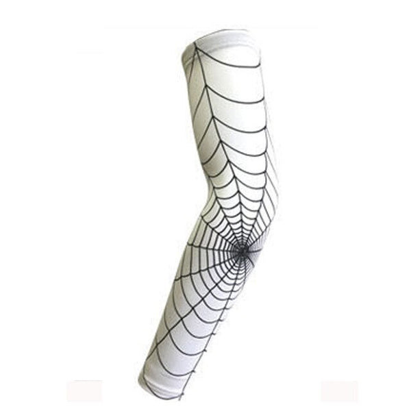 1PCS Cobweb Baseball Sport Arm Warmers Long Sleeve