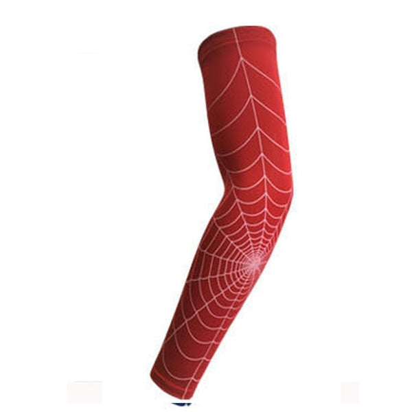 1PCS Cobweb Baseball Sport Arm Warmers Long Sleeve