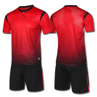Kids men blank soccer jerseys set